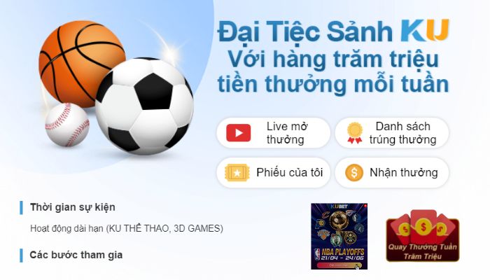 Khuyến mãi ngập tràn tại Ku Thể thao